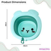 Multipurpose Baby Essential Wash Basin for Baby (Lion Green)